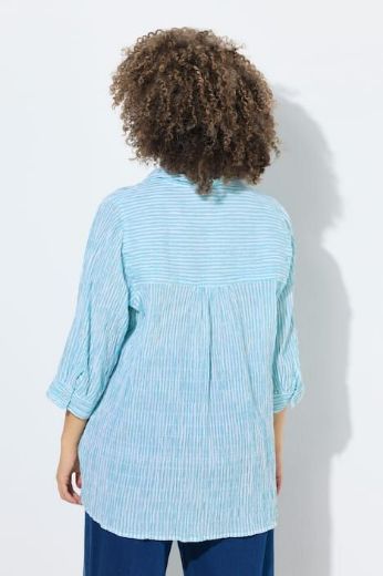 Plus size veliki brojevi Bluza 3/4 rukava A kroja za punije