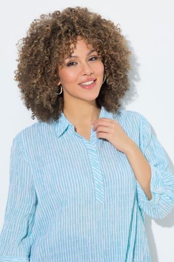 Plus size veliki brojevi Bluza 3/4 rukava A kroja za punije