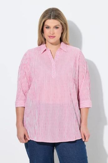 Plus size veliki brojevi Bluza 3/4 rukava A kroja za punije