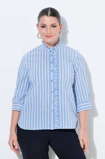 Plus size veliki brojevi Bluza 3/4 rukava A kroja za punije