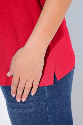 Plus size veliki brojevi Top V ovratnika za punije