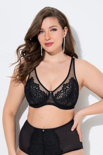 Plus size veliki brojevi Grudnjak sa žicom i čipkom za punije