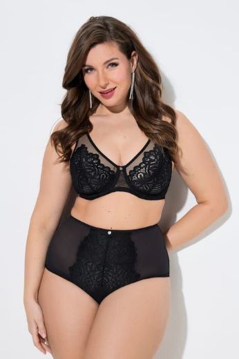 Plus size veliki brojevi Gaćice maxi s čipkom za punije