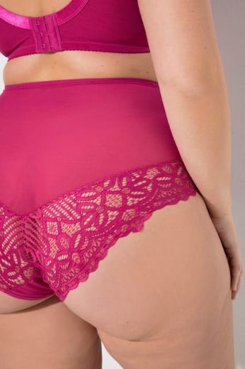 Plus size veliki brojevi Gaćice maxi s čipkom za punije