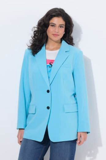 Plus size veliki brojevi Sako klasični s dva gumba za punije