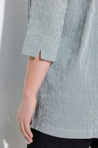 Plus size veliki brojevi Bluza 3/4 rukavi s gumbićima za punije