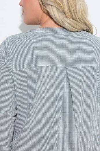 Plus size veliki brojevi Bluza 3/4 rukavi s gumbićima za punije