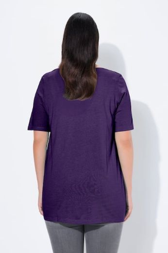 Plus size veliki brojevi Majica s naborima duži model za punije