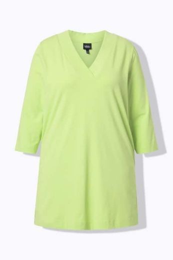 Plus size veliki brojevi Majica duži model V ovratnika za punije