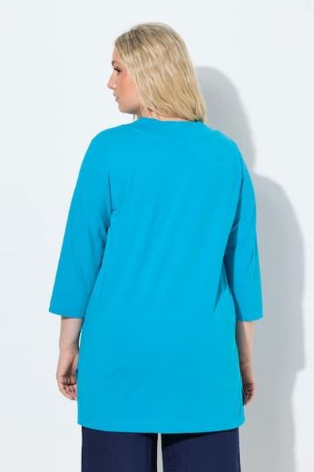 Plus size veliki brojevi Majica duži model V ovratnika za punije