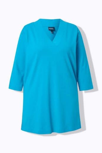 Plus size veliki brojevi Majica duži model V ovratnika za punije