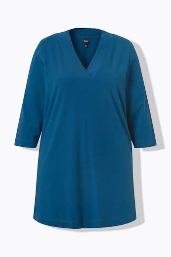 Plus size veliki brojevi Majica duži model V ovratnika za punije