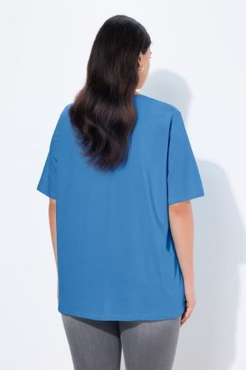 Plus size veliki brojevi Majica V izreza A kroja kratkih rukava za punije