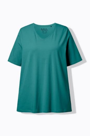 Plus size veliki brojevi Majica V izreza A kroja kratkih rukava za punije