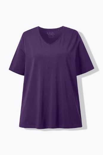 Plus size veliki brojevi Majica V izreza A kroja kratkih rukava za punije