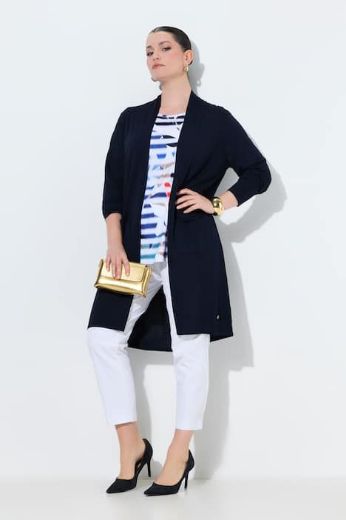 Plus size veliki brojevi Kardigan dužeg kroja za punije