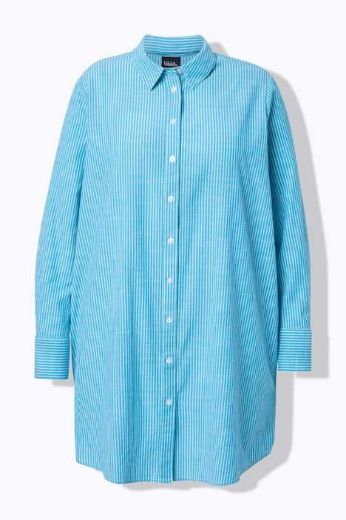 Plus size veliki brojevi Bluza dužeg kroja na pruge za punije