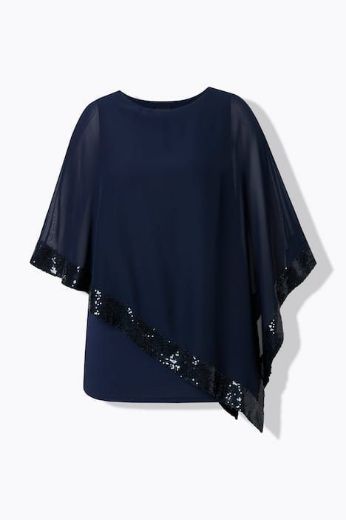 Plus size veliki brojevi Bluza od šifona A kroja za punije