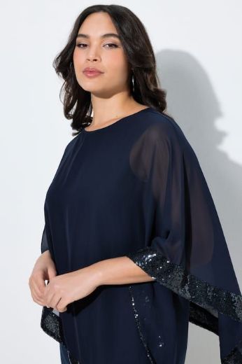 Plus size veliki brojevi Bluza od šifona A kroja za punije