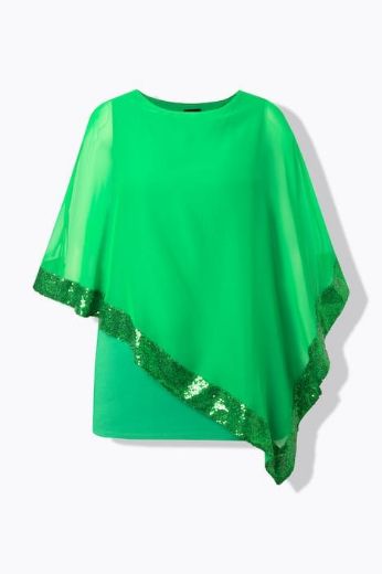 Plus size veliki brojevi Bluza od šifona A kroja za punije