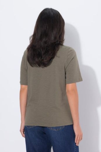 Plus size veliki brojevi Majica kratkih rukava V ovratnika za punije