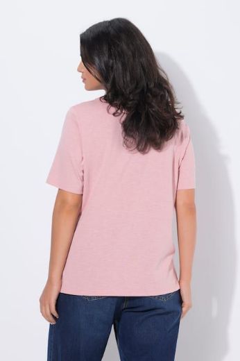 Plus size veliki brojevi Majica kratkih rukava V ovratnika za punije