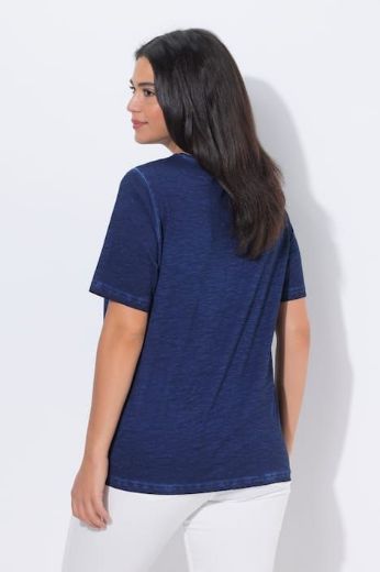 Plus size veliki brojevi Majica kratkih rukava V ovratnika za punije