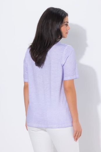 Plus size veliki brojevi Majica kratkih rukava V ovratnika za punije