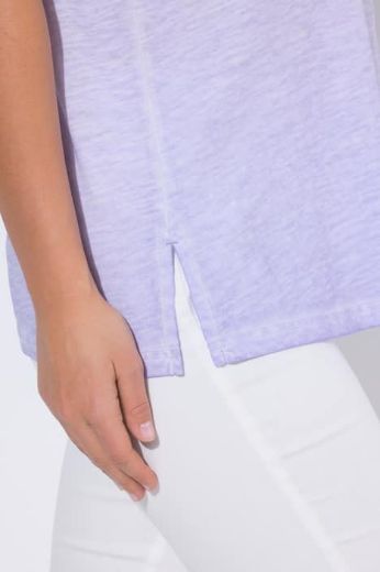 Plus size veliki brojevi Majica kratkih rukava V ovratnika za punije