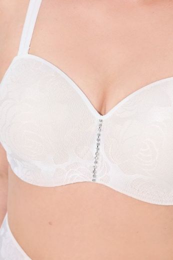 Plus size veliki brojevi Grudnjak sa žicom s dodatkom ukrasne čipke za punije