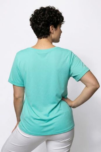 Plus size veliki brojevi Majica kratkih rukava okruglog ovratnika za punije