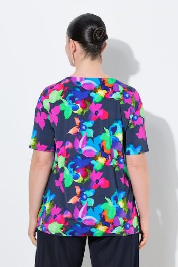 Plus size veliki brojevi Majica kratkih rukava okruglog ovratnika za punije