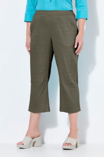 Plus size veliki brojevi Hlače skraćenih širokih nogavica za punije