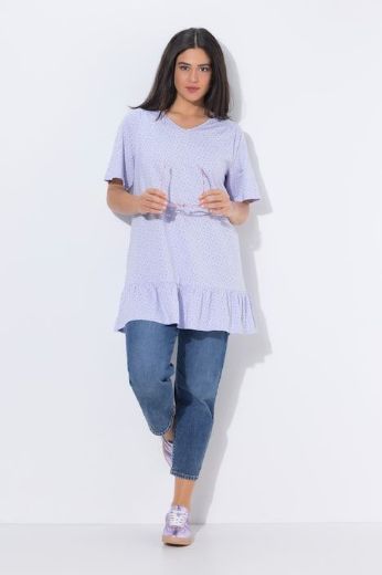 Plus size veliki brojevi Majica kratkih rukava V izrez za punije