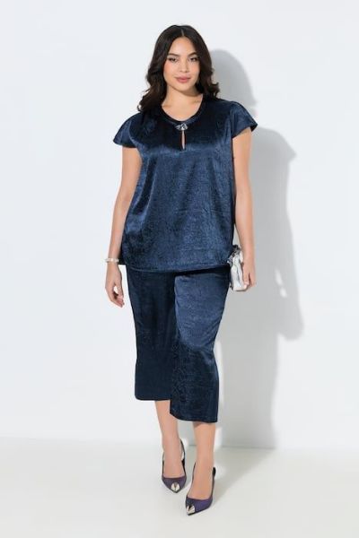 Veliki brojevi Hlače skraćenih nogavica moda za punije