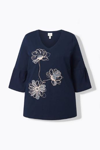 Plus size veliki brojevi Majica 3/4 rukava za punije