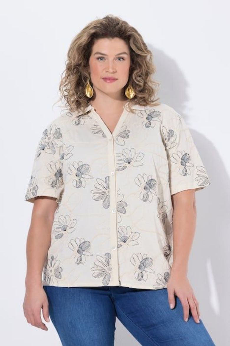 Plus size veliki brojevi Košulja kratkih rukava za punije