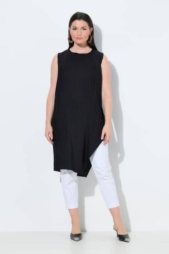 Plus size veliki brojevi Haljina bez rukava za punije