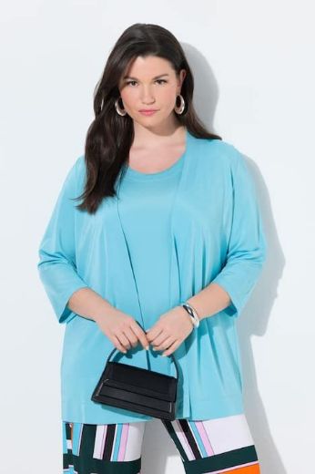 Plus size veliki brojevi Sako 3/4 rukavi za punije