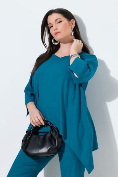 Veliki brojevi Bluza 3/4 rukava moda za punije