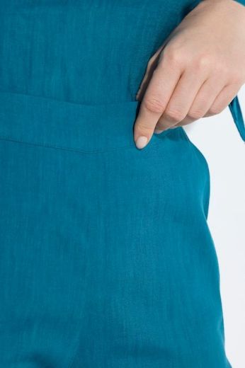 Plus size veliki brojevi Hlače lanene za punije