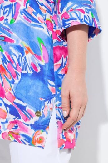 Plus size veliki brojevi Bluza rukavi 3/4 A kroja za punije