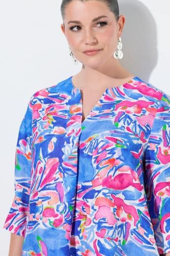 Plus size veliki brojevi Bluza rukavi 3/4 A kroja za punije