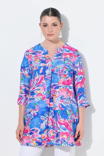 Plus size veliki brojevi Bluza rukavi 3/4 A kroja za punije