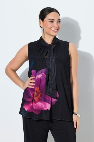 Veliki brojevi Majica bez rukava dvoslojna moda za punije