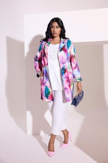 Plus size veliki brojevi Sako 3/4 rukavi A kroja za punije