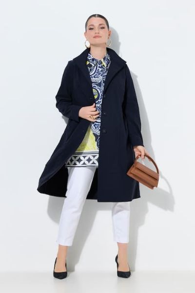 Veliki brojevi Kaput rastezljiv A kroja moda za punije