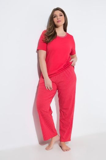 Plus size veliki brojevi Pidžama s kratkim rukavima i dugim nogavicama za punije