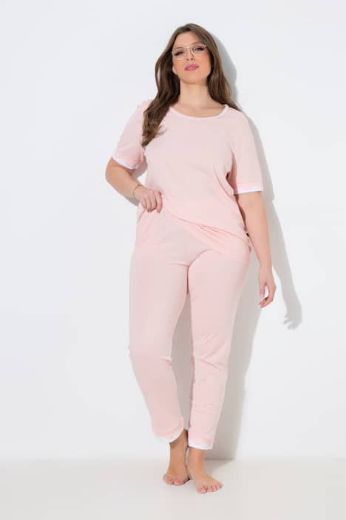 Plus size veliki brojevi Pidžama kratkih rukava i dugih nogavica za punije