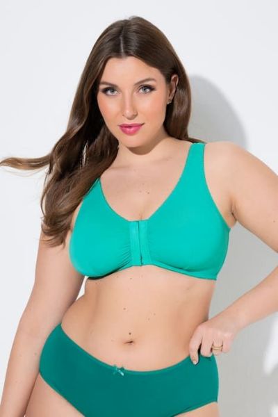 Veliki brojevi Grudnjak dva komada s prednjim kopčanjem moda za punije